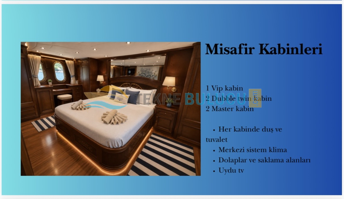 kiralık 5 kabin  luxs trawler - fotoğraf 2