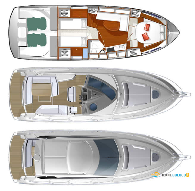 Beneteau Gran Turismo 38 2014 iç mekan 1