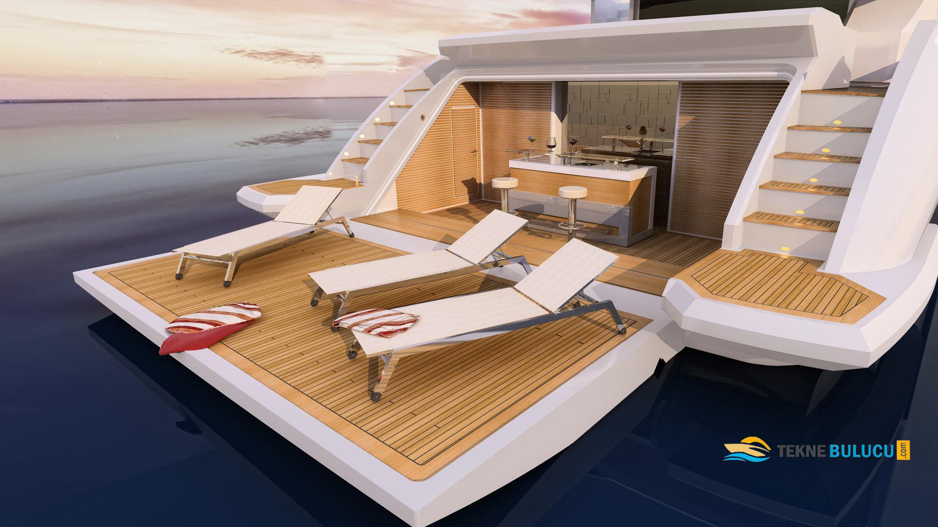 Benetti Fast 140 2016 Model iç mekan 2