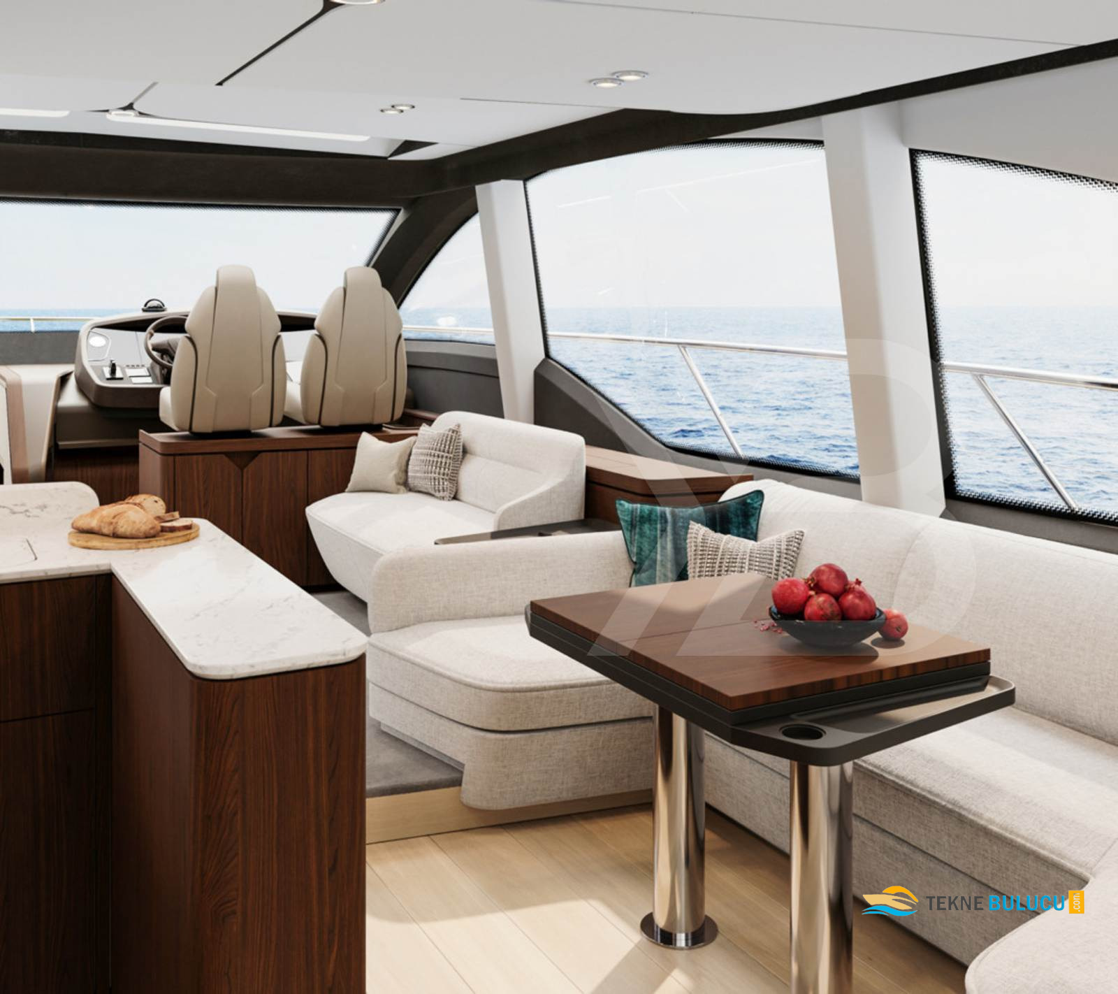 Fairline Phantom 65 2024 iç mekan 2