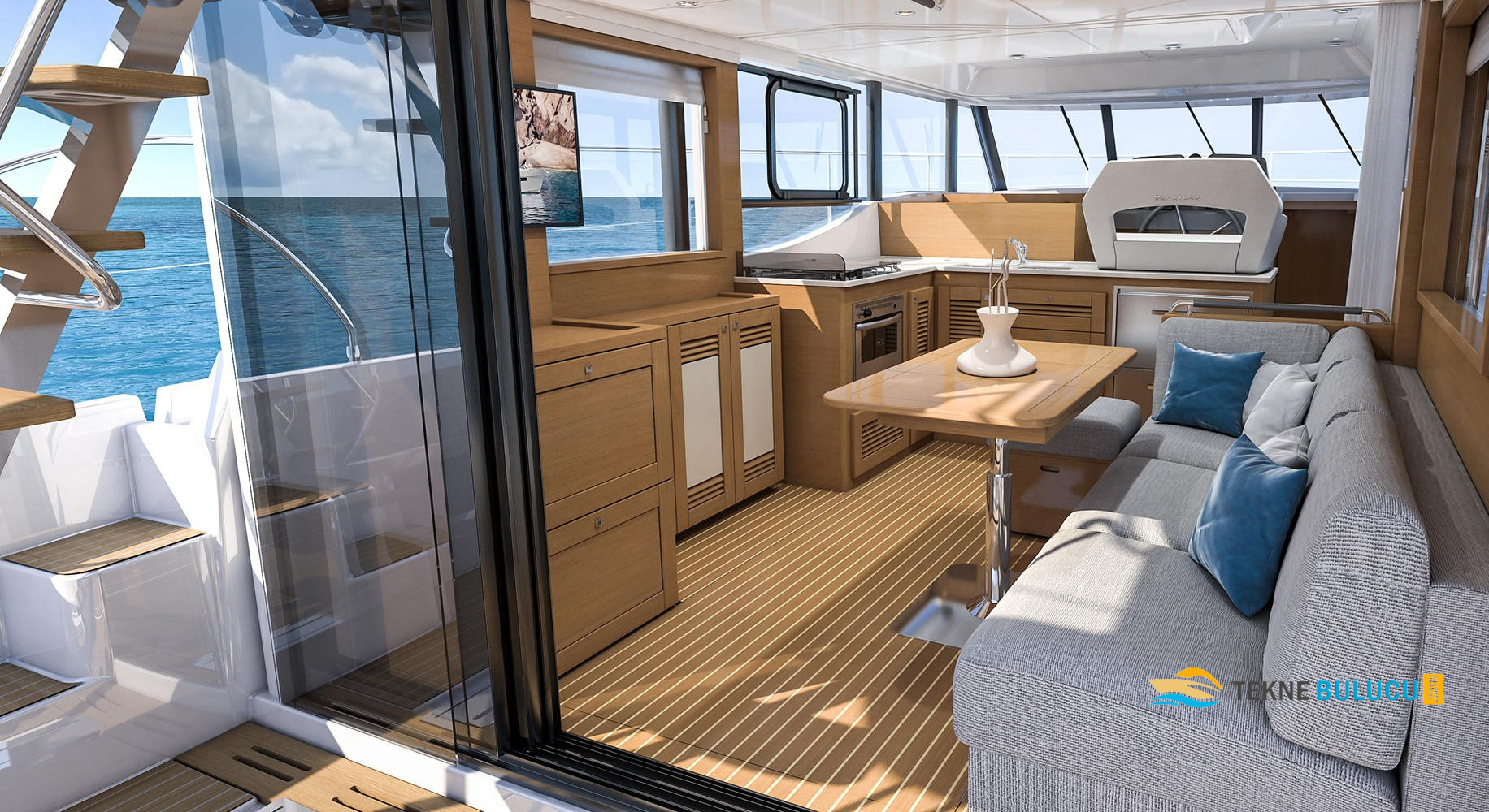 Beneteau Swift Trawler 47 2023 iç mekan 2