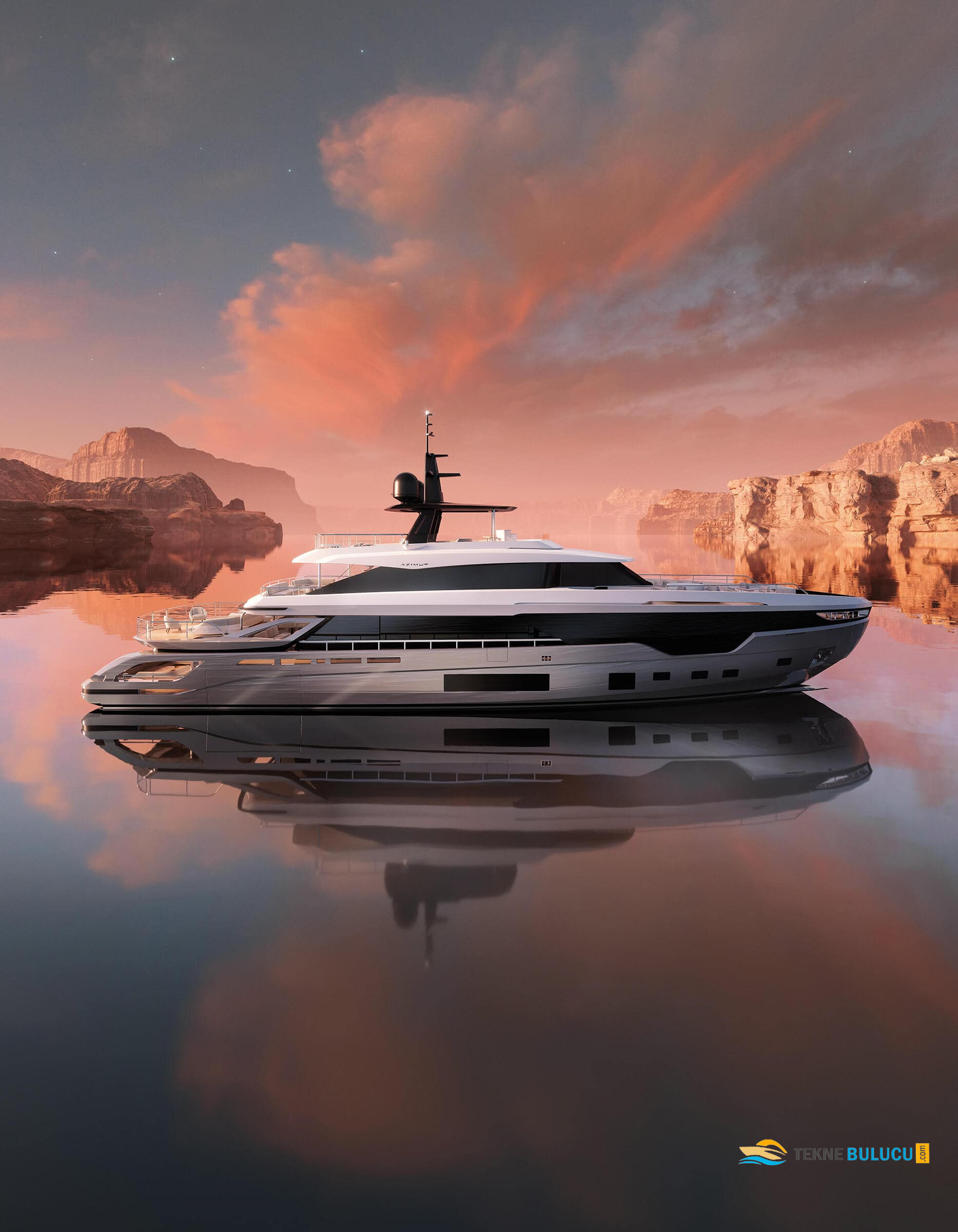 Azimut Grande 44 Metri 2026 iç mekan 3