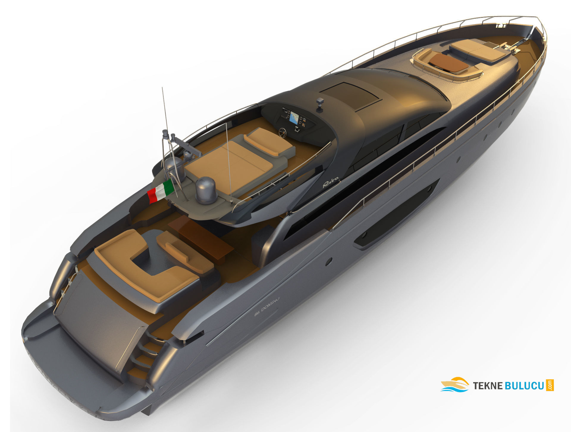 Riva Domino 86 2016 iç mekan 3