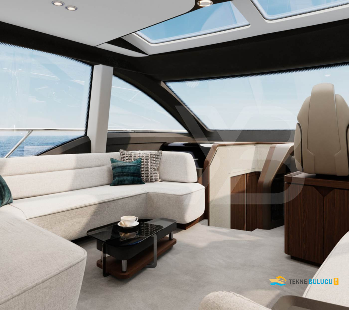 Fairline Phantom 65 2022 iç mekan 3