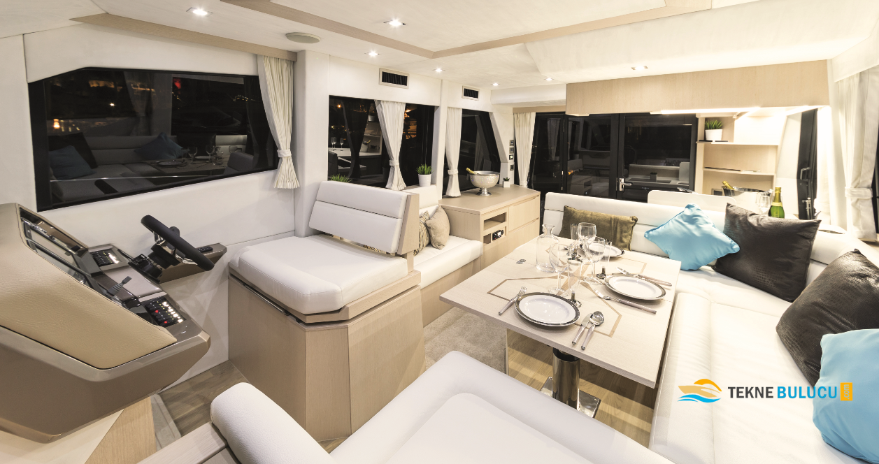 Galeon 460 Fly 2018 iç mekan 3