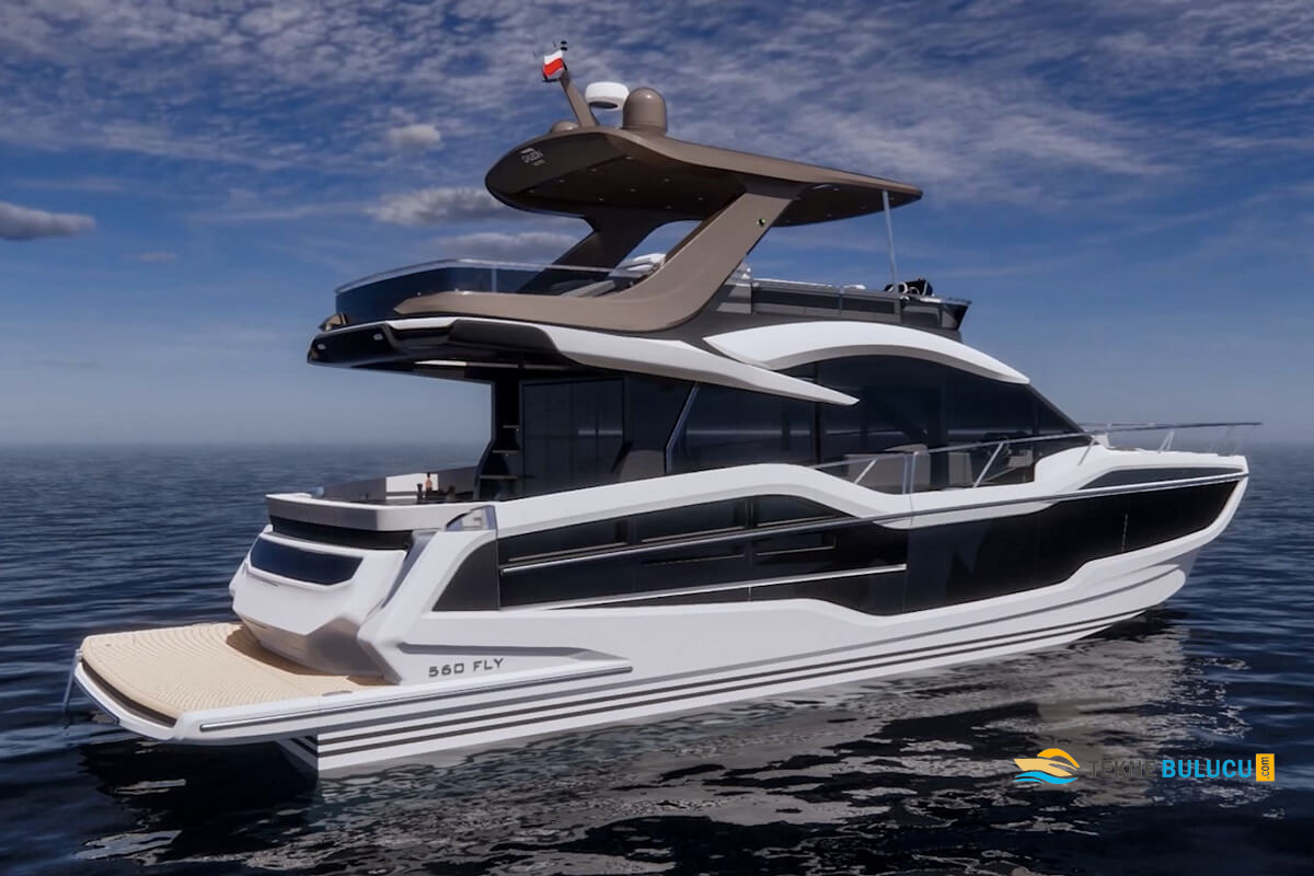 Galeon 560 Fly 2017 iç mekan 3