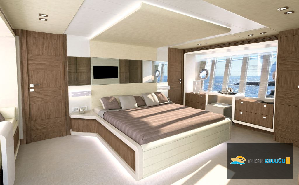 Ferretti 870 2016 iç mekan 1
