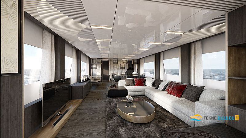 Ferretti 850 2021 iç mekan 2