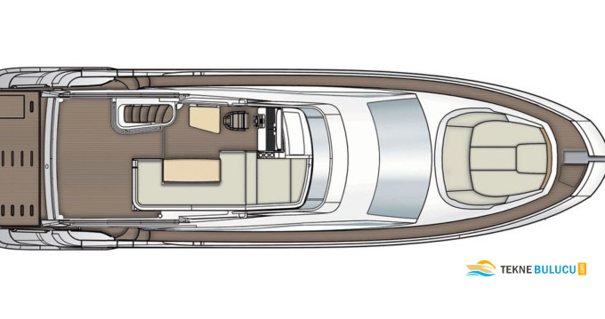 Azimut 55 Fly 2008 iç mekan 2