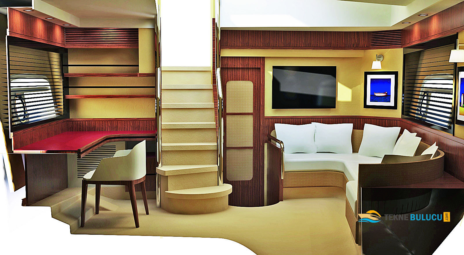 Azimut Magellano 50 2013 iç mekan 3