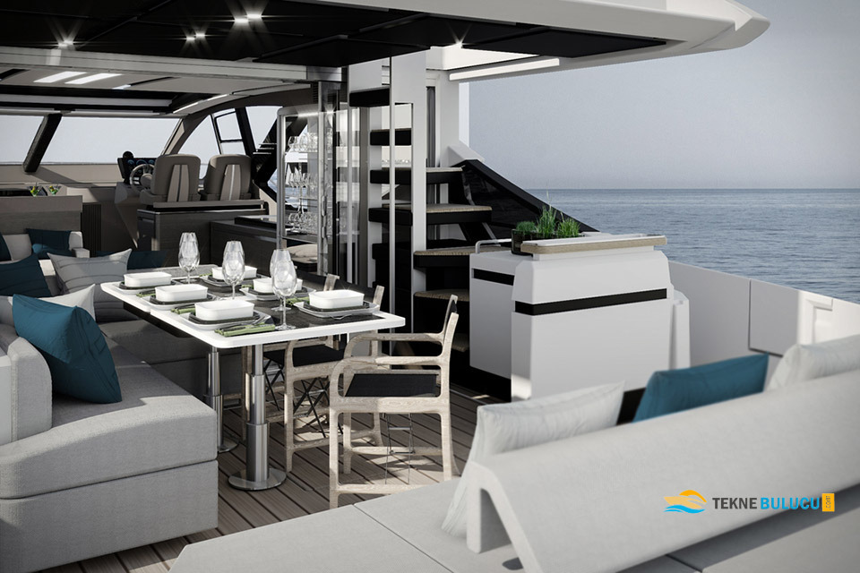 Azimut S7 2020 iç mekan 3