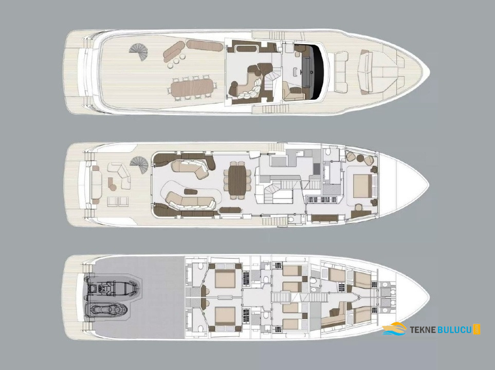 Azimut Magellano 30 Metri 2022 iç mekan 1