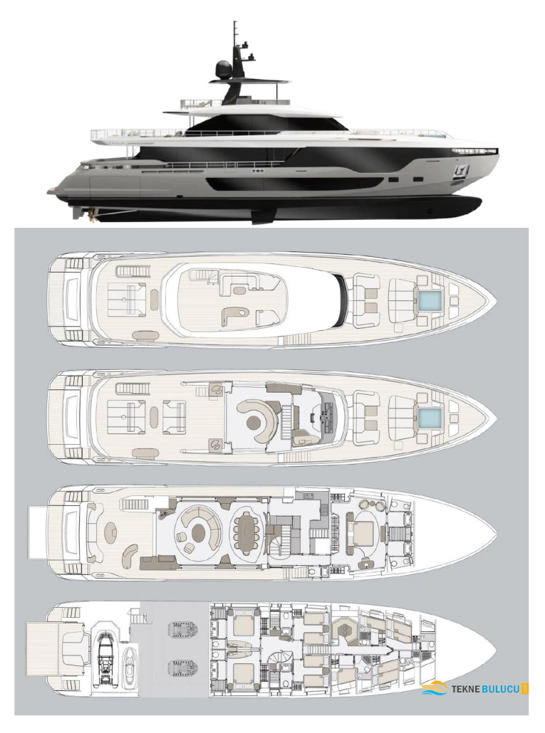 Azimut Grande 36 Metri 2025 iç mekan 1