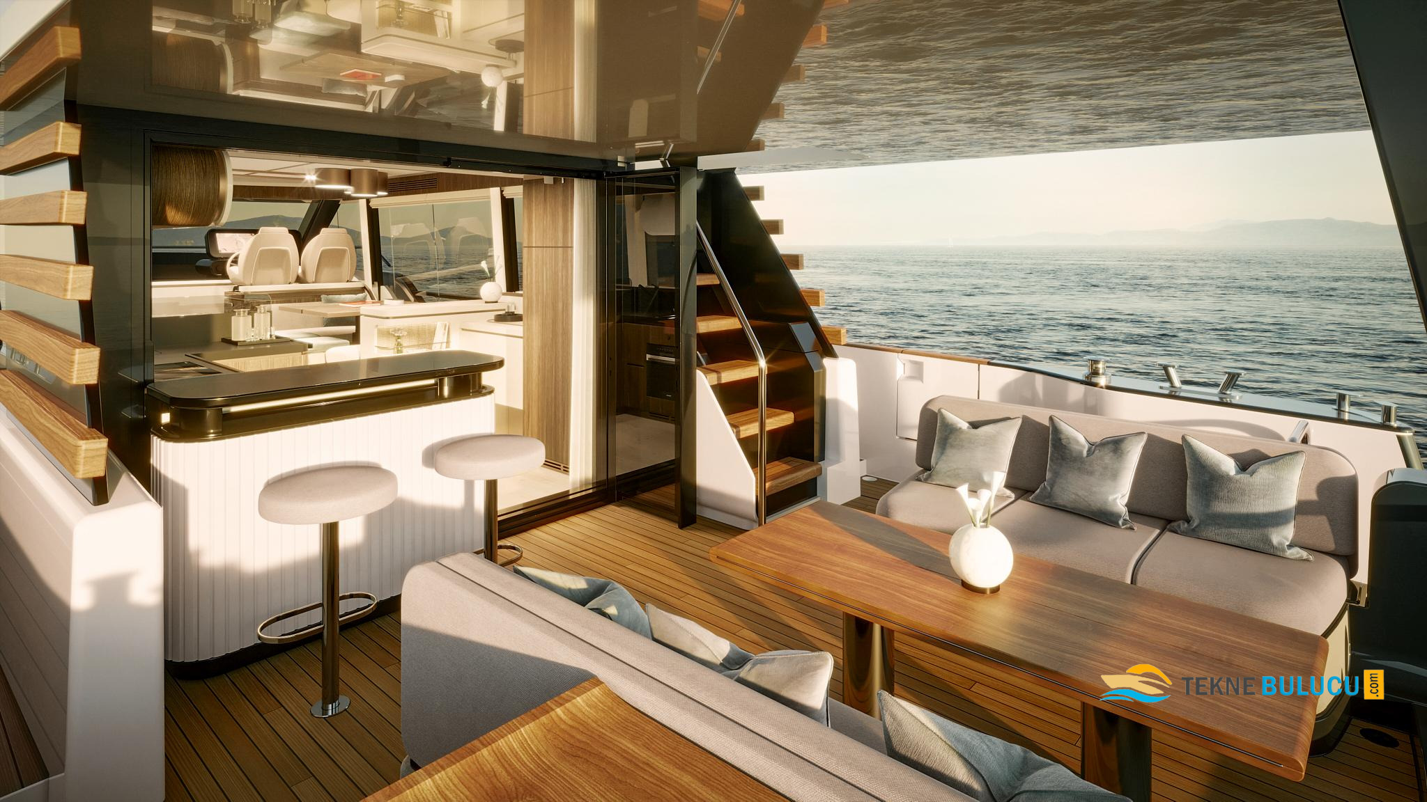 Azimut Magellano 60 2025 iç mekan 3