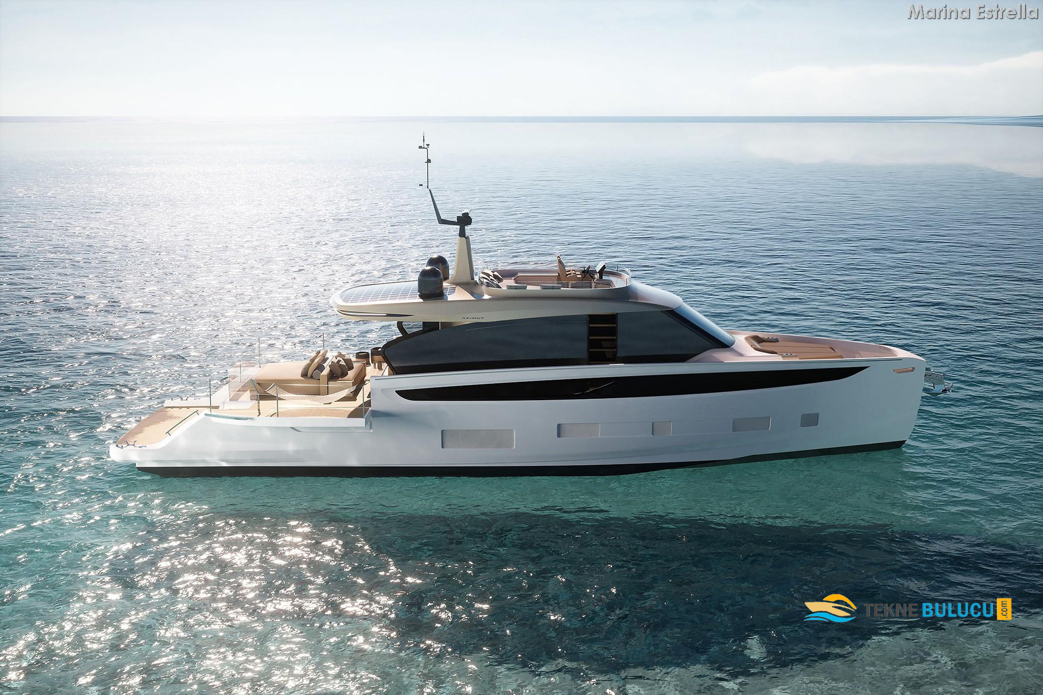 Azimut Seadeck 7 2025 iç mekan 3