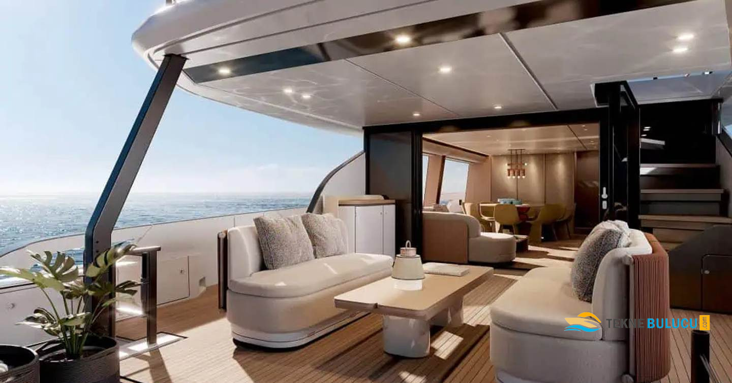 Azimut Fly 82 2025 iç mekan 3