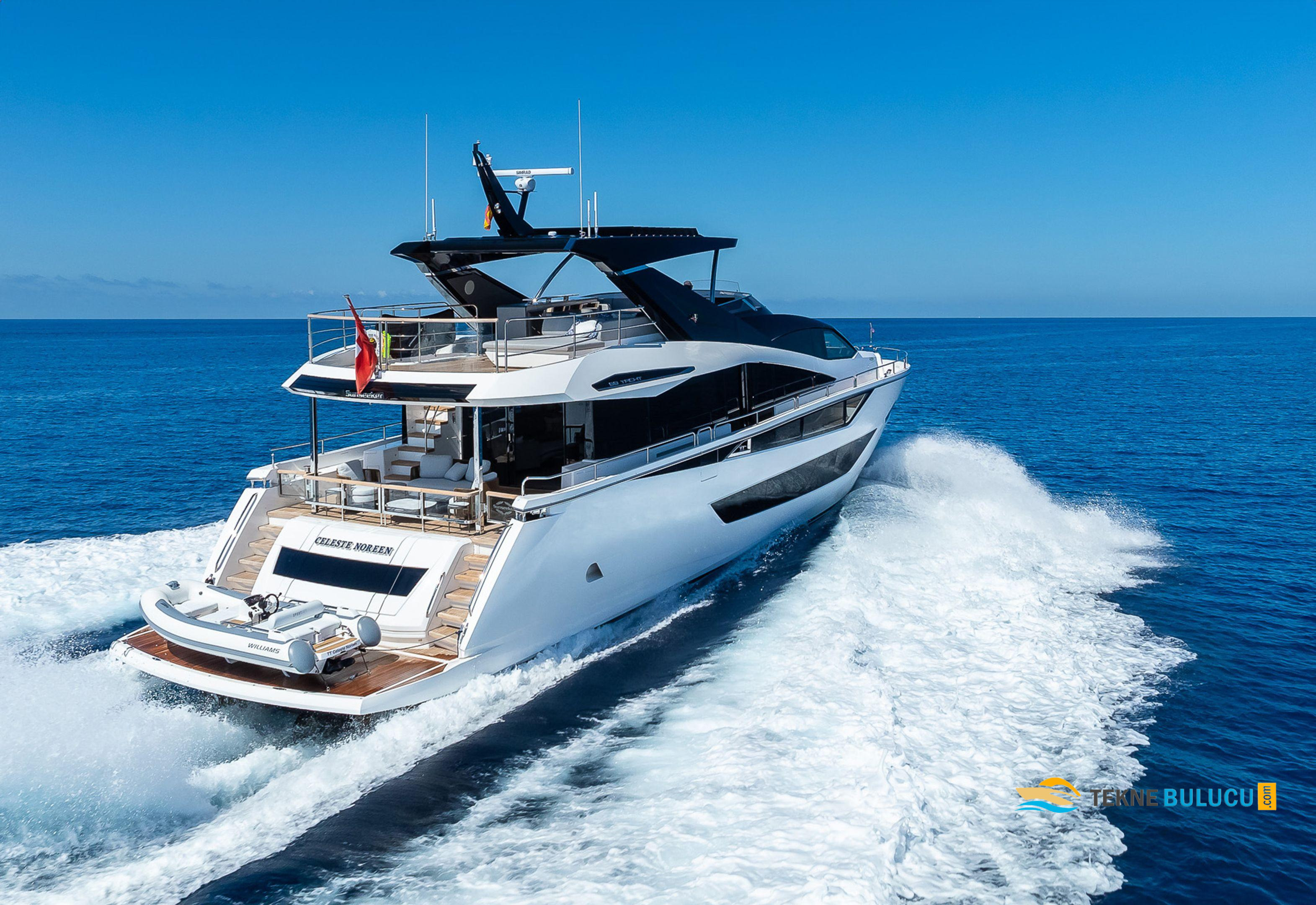 Sunseeker 88 Yacht 2024 Model iç mekan 2