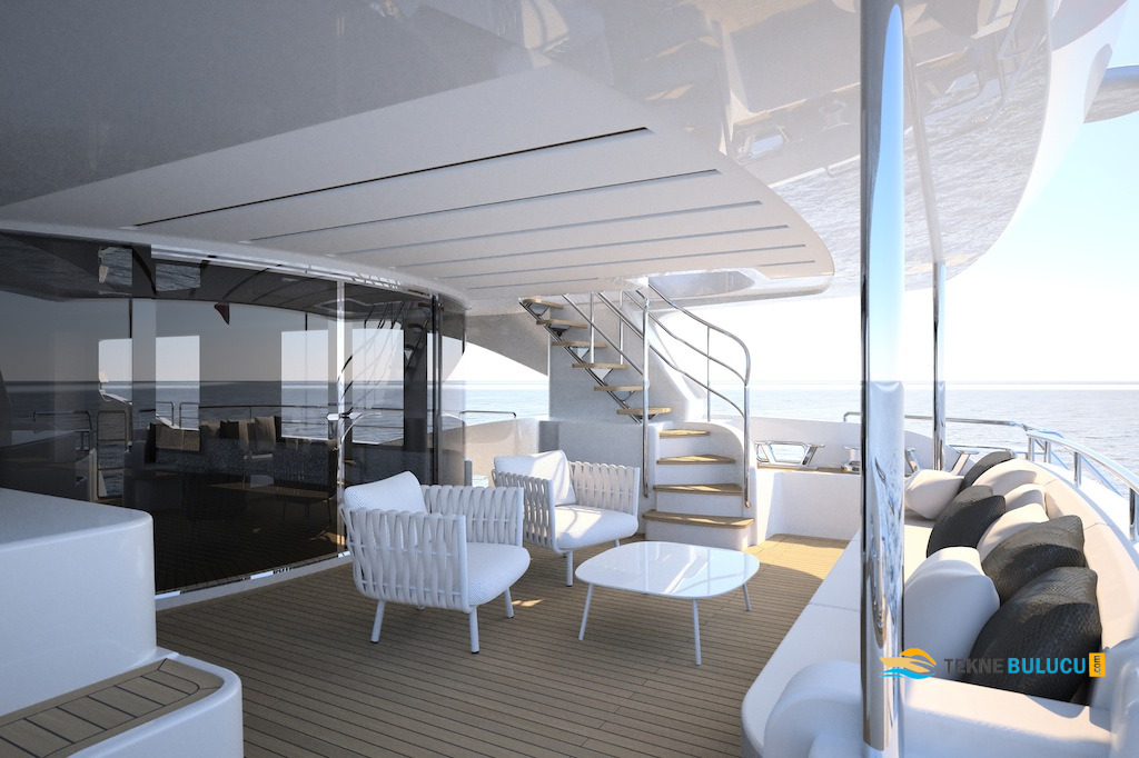 Benetti Mediterraneo 116 2019 Model iç mekan 2