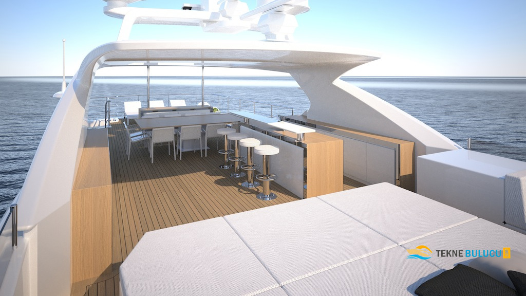 Benetti Mediterraneo 116 2020 Model iç mekan 2