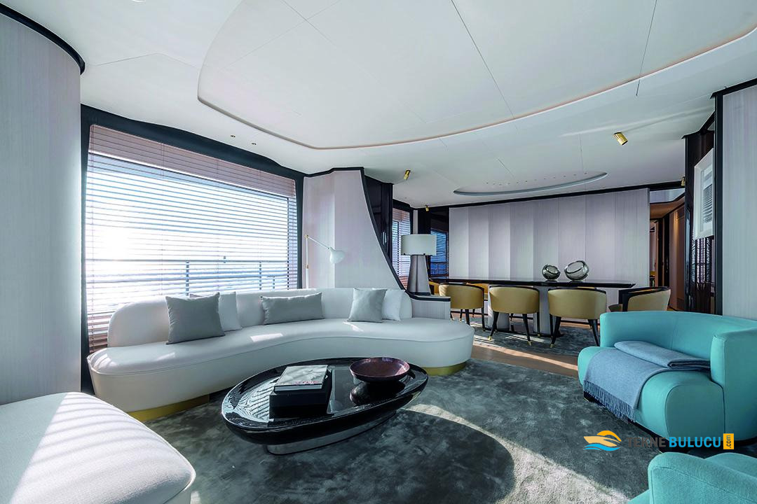 Benetti Delfino 95 2017 Model iç mekan 1