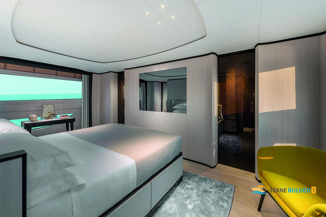 Benetti Delfino 95 2017 Model iç mekan 2